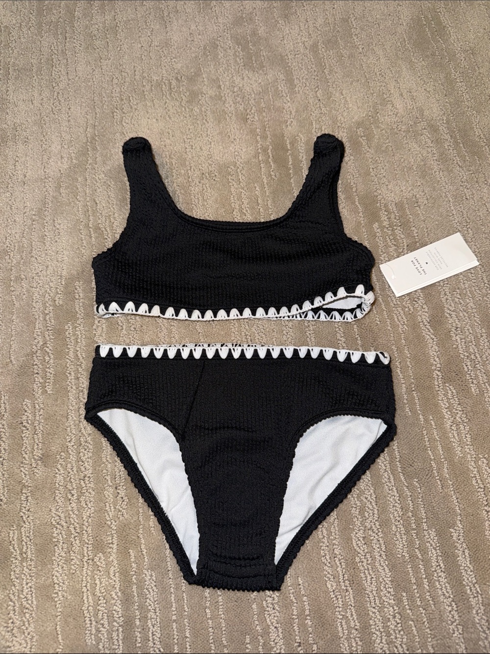 Janie and Jack swimsuit black 5